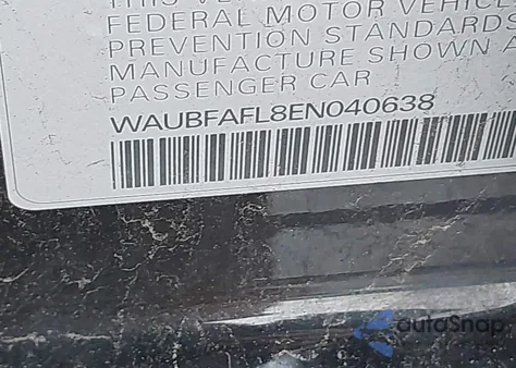 2014 Audi A4 2.0T Premium из США, поврежденный, VIN WAUBFAFL8EN040638